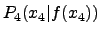 $P_4(x_4\vert f(x_4))$