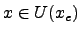 $x\in U(x_e)$